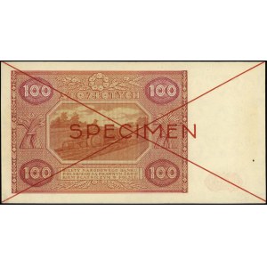 100 złotych 15.05.1946, seria A, numeracja 1234567 / 89...