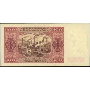 100 złotych 1.07.1948, seria P, numeracja 243113, Miłcz...