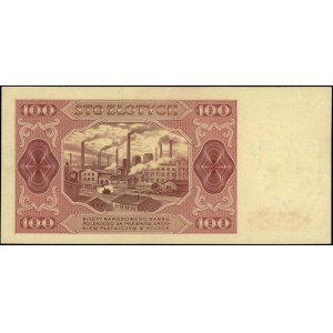 100 złotych 1.07.1948, seria DA, numeracja 5081859, Mił...
