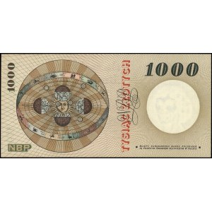 1.000 złotych 29.10.1965, seria H, numeracja 0501590, M...