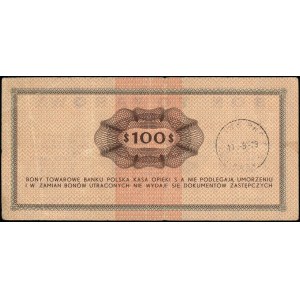 100 dolarów 1.10.1969, seria FK, numeracja 0220961, Mił...