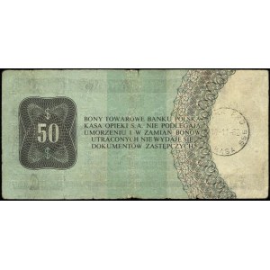 50 dolarów 1.10.1979, seria HJ, numeracja 0458528, Miłc...