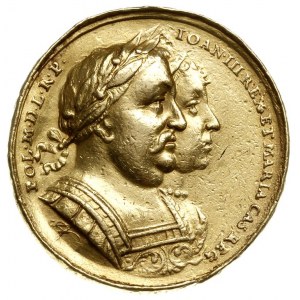 Jan III Sobieski i Maria Kazimiera -medal autorstwa Jan...