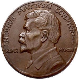 Antoni Madeyski -medal autorstwa Jana Wysockiego wykona...