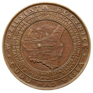 10. Rocznica Cudu nad Wisłą 1930 r. -medal autorstwa St...