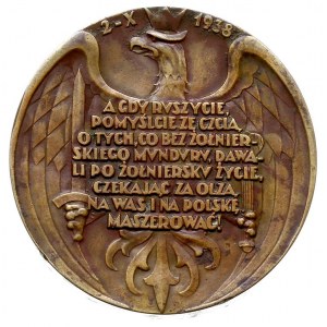 Edward Śmigły-Rydz -medal sygnowany H. KUNA 1938, Aw: P...