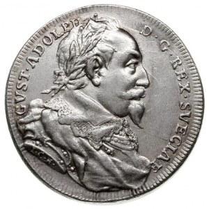 Gustaw Adolf -medal ze suity królewskiej sygnowany I C ...