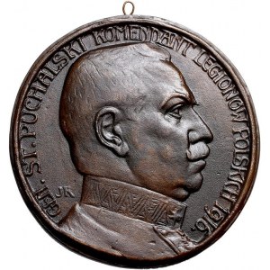 gen. Stanisław Puchalski -medalion autorstwa Jana Raszk...