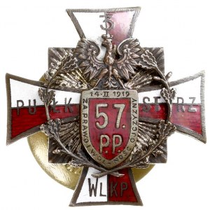 odznaka 57 Pułku Piechoty - Poznań (pierwotnie 3 Pułk S...