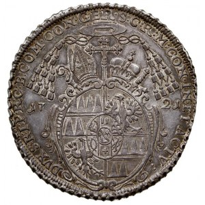talar 1721, Kremsier, srebro 28.21 g, Dav. 1218, Mayer ...