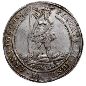 talar 1656 / HS, Zellerfeld, srebro 28.91 g, Dav. 6528,...