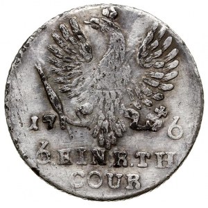 FALS ! - 1/6 talara 1761, Królewiec, Diakov 711, Bitkin...