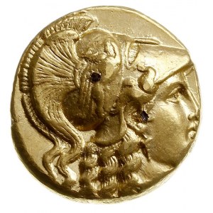 Macedonia, Filip III Arrhidaios, stater, Aw: Głowa Aten...