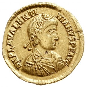 Walentynian III 425-455, solidus 430-445, Rawenna, Aw: ...