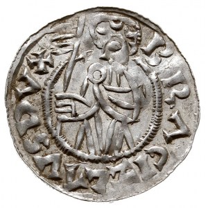 Brzetysław I 1037-1055, denar przed ok. 1050, Aw: Popie...
