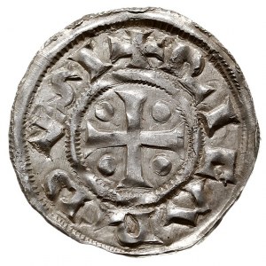 Normandia, Ryszard I 943-966, denar, Rouen, Aw: Krzyż, ...