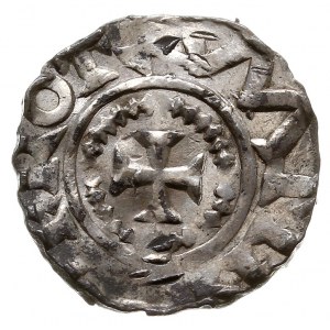 Dortmund, Otto III 983-1002, denar, Aw: Krzyż z kulkami...