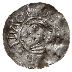 Goslar, Otto III 983-1002, denar ok. 1.000 r., Aw: Głow...