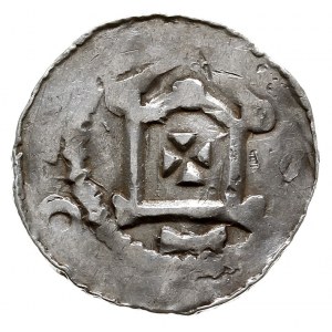 Moguncja /Mainz/ ?, Otto I 936-973 ?, denar, Aw: Kaplic...