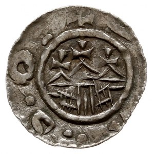 Władysław I Herman 1081-1102, denar, Aw: Głowa w lewo, ...