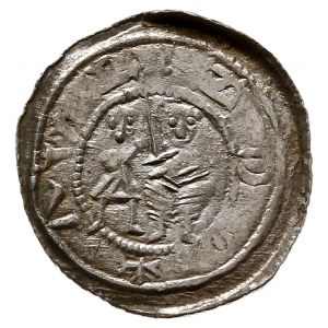 Władysław II Wygnaniec 1138-1146, denar, Aw: Książę na ...