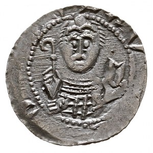 Władysław II Wygnaniec 1138-1146, denar, Aw: Książę z m...