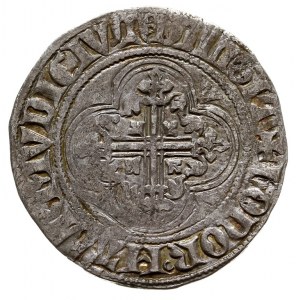 Winrych von Kniprode 1351-1382, półskojec, Aw: Tarcza w...