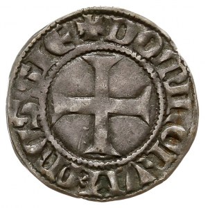 Winrych von Kniprode 1351-1382, kwartnik, Aw: Tarcza wi...