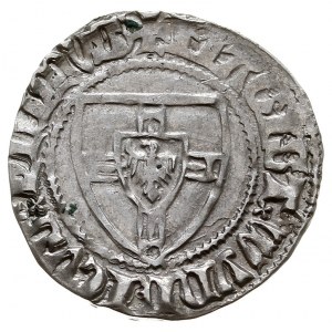 Winrych von Kniprode 1351-1382, szeląg, MAGIST’ WVNRICV...