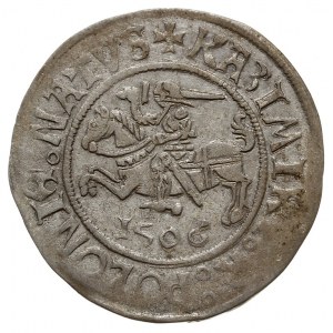 grosz, 1506, Głogów, moneta bita przez królewicza Zygmu...