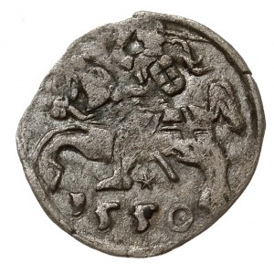 denar 1550, Wilno, Ivanauskas 2SA8-4, T. 35, bardzo rza...
