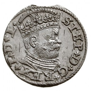 trojak 1586, Ryga, mała głowa króla,, Iger R.86.2.a (R)...