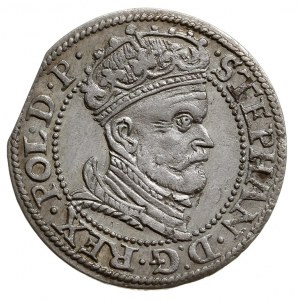 grosz 1578, Gdańsk, na końcu napisu kropka, moneta wybi...