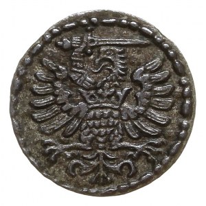 denar 1580, Gdańsk, T. 4, rzadki, patyna