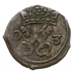 denar 1603, Poznań, korona płaska, T. 3, patyna