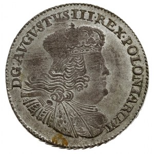 dwuzłotówka (8 groszy) 1753, \efraimek, litery E - C po...