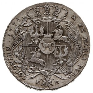 talar 1775, Warszawa, odmiana z napisem LITU, srebro 27...