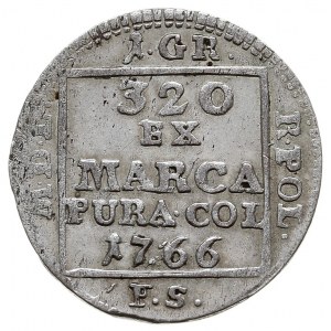 grosz srebrny (srebrnik) 1766, Warszawa, Plage 215