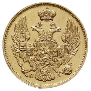 3 ruble = 20 złotych 1835, Petersburg, złoto 3.94 g, Pl...