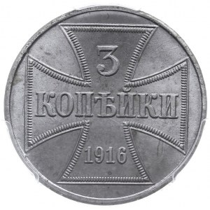 3 kopiejki 1916 / A, Berlin, Parchimowicz 3.a, w moneta...