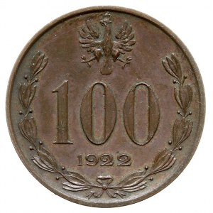100 bez nazwy nominału (marek polskich) 1922, Warszawa,...