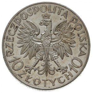 10 złotych 1933, Warszawa, Jan III Sobieski, bez napisu...