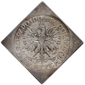 10 złotych 1933, Warszawa, Romuald Traugutt, klipa wybi...