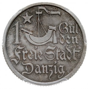 1 gulden 1923, Utrecht, Koga, Parchimowicz 61.a, w pude...