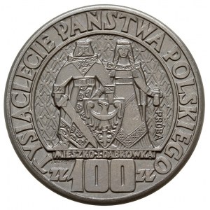 100 złotych 1960, Warszawa, Mieszko i Dąbrówka - postac...