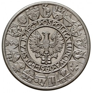 100 złotych 1960, Warszawa, Mieszko i Dąbrówka - głowy ...