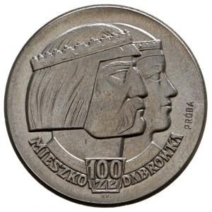 100 złotych 1960, Warszawa, Mieszko i Dąbrówka - głowy ...