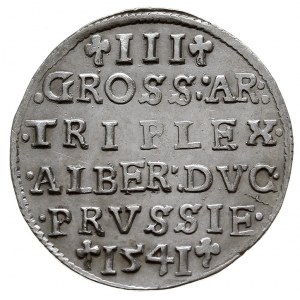 trojak 1541, Królewiec, Iger Pr.41.a (R), Neumann 43, b...
