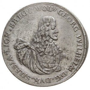 półtalar pośmiertny 1675, Brzeg, Aw: Popiersie w prawo ...