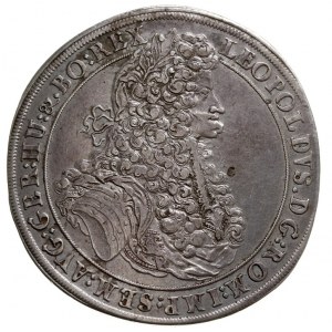 Leopold I 1658-1705, talar 1695, Brzeg, Aw: Popiersie c...